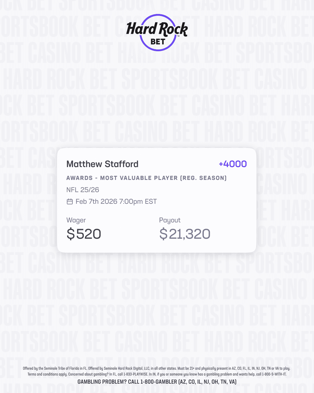 stafford mvp